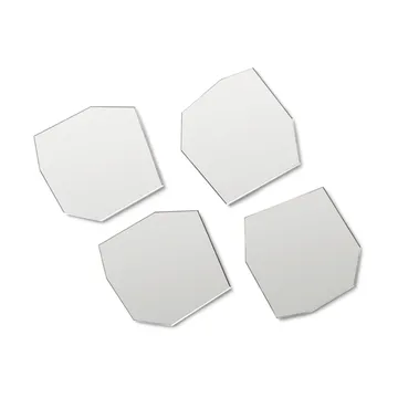 Shard coaster 4-pack - Mirror - Ferm Living