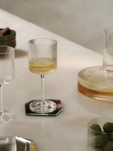 Shard coaster 4-pack - Mirror - Ferm Living
