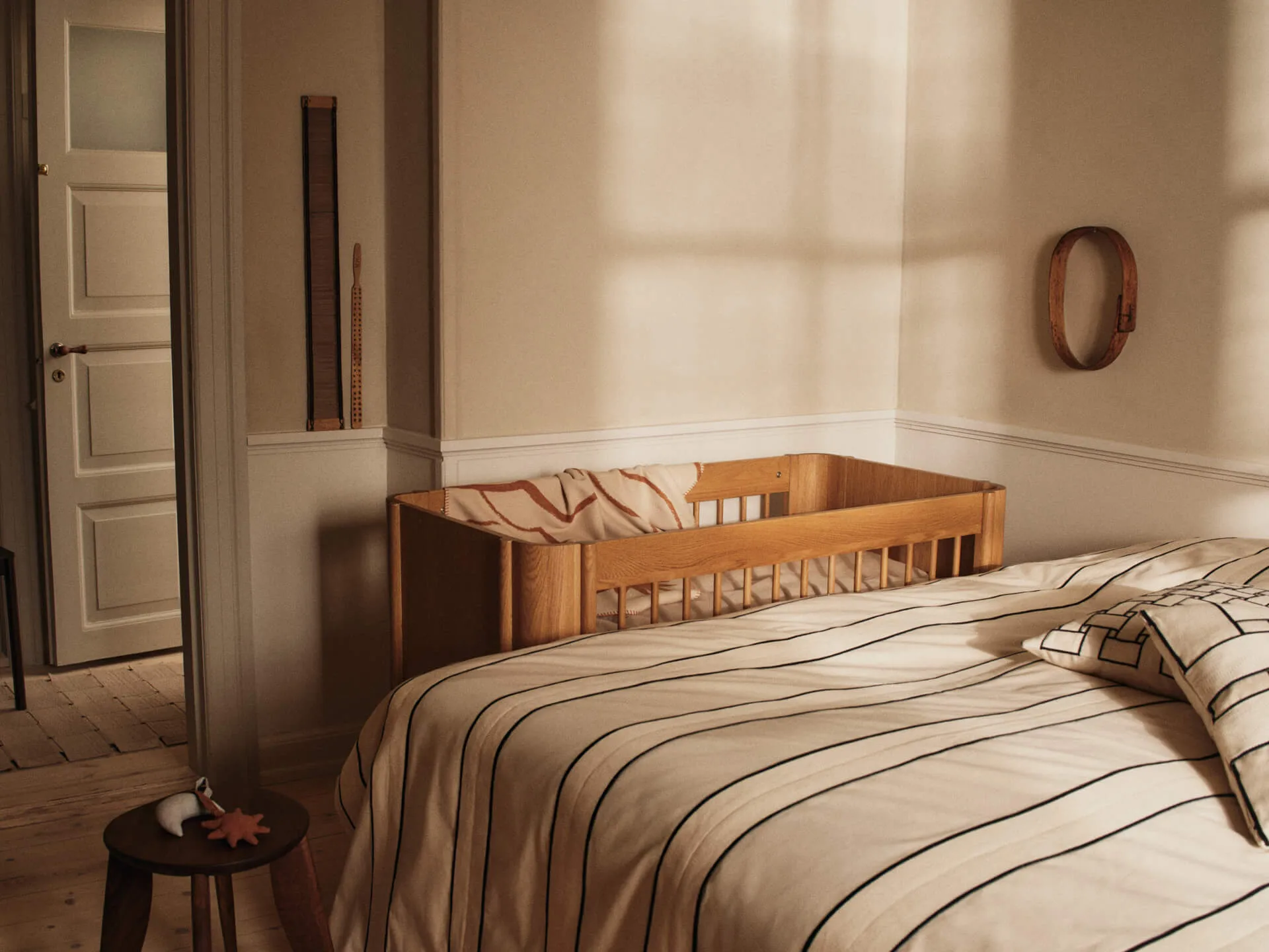 Skye blanket, Sienna-parchment, 80x120 cm Ferm Living