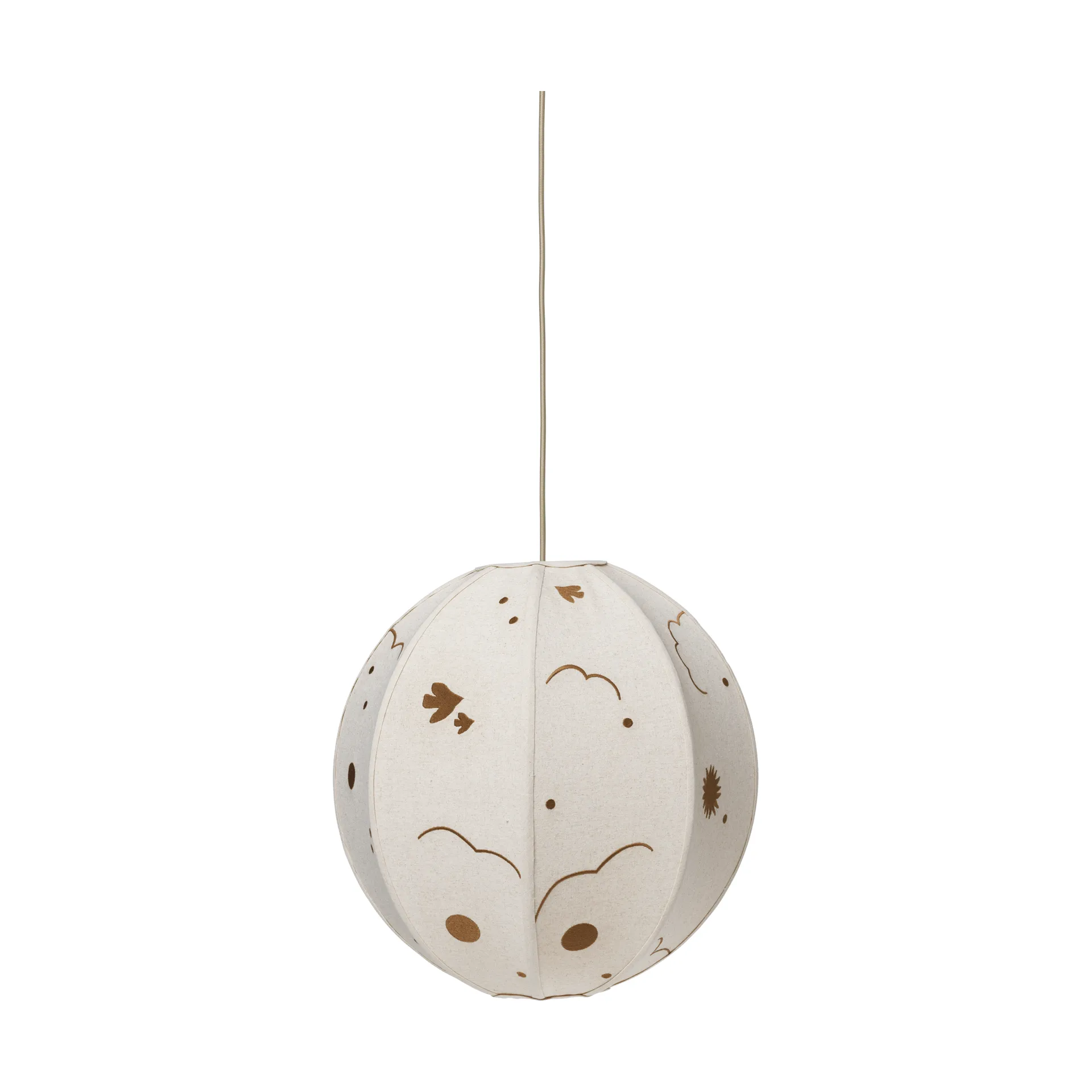 Skye lampshade, Natural-bronze, Ø45 cm Ferm Living