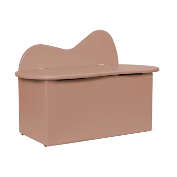 Slope bench with forvaring 75x38x51 cm - Rose - Ferm Living