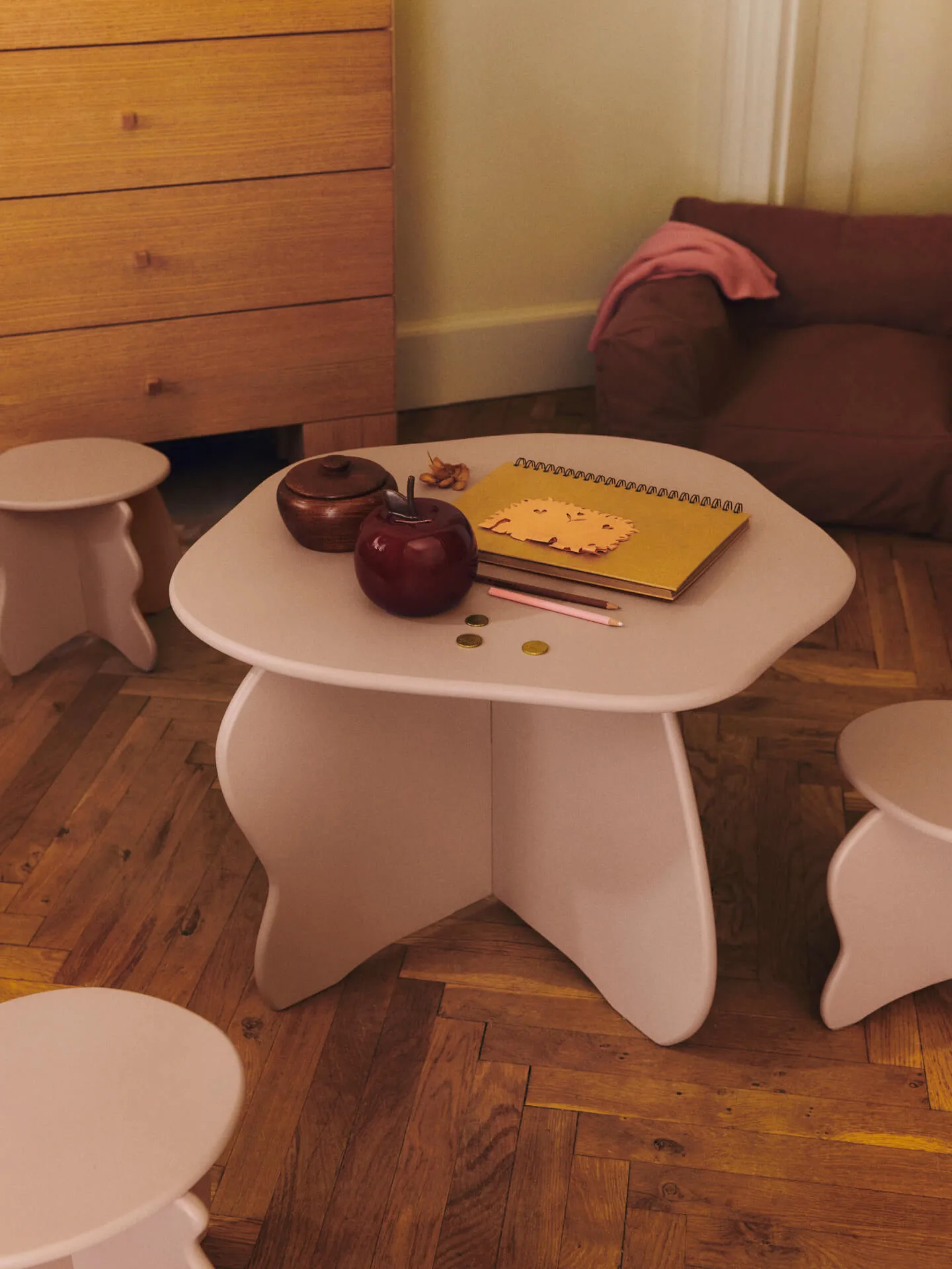 Slope table, Rose Ferm Living
