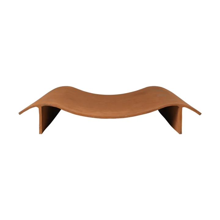 Solene fire pit - Corten steel, 80x55x9.5 cm - Ferm Living