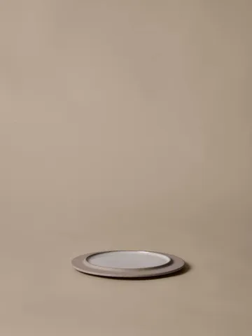Sonae plate 2-pack - Grey-white, Ø22 cm - Ferm Living