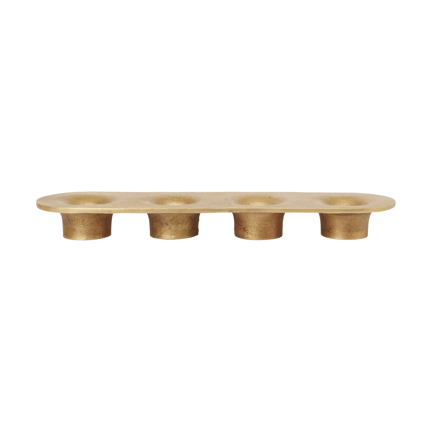 Soothe 4 candlestick 8x29 cm, Brass Finish Ferm Living