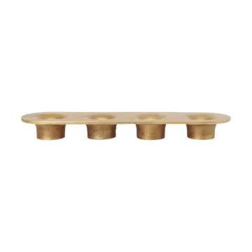 Soothe 4 candlestick 8x29 cm - Brass Finish - Ferm Living
