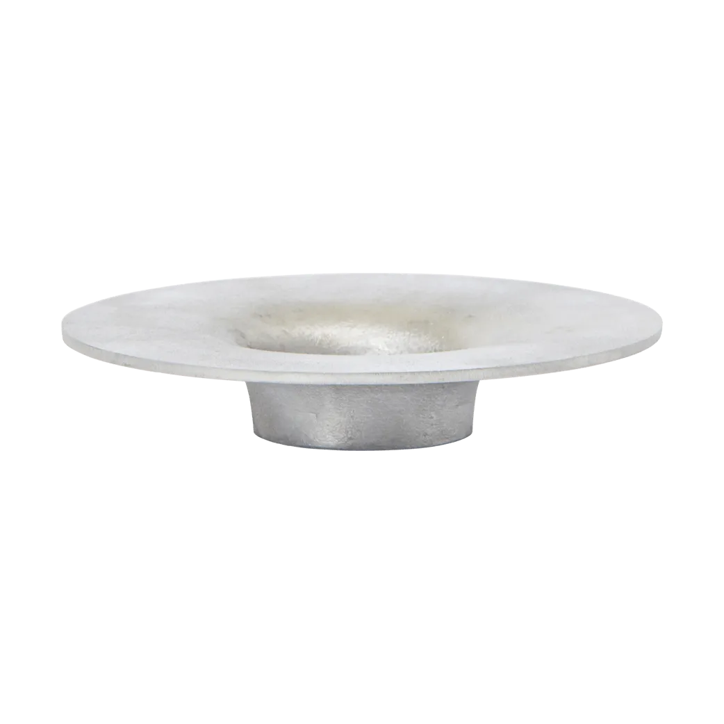Soothe block candle holder Ø16 cm, Aluminium Ferm Living