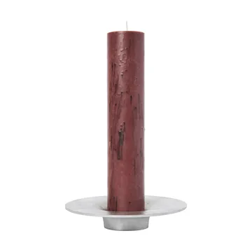 Soothe block candle holder Ø16 cm - Aluminium - Ferm Living