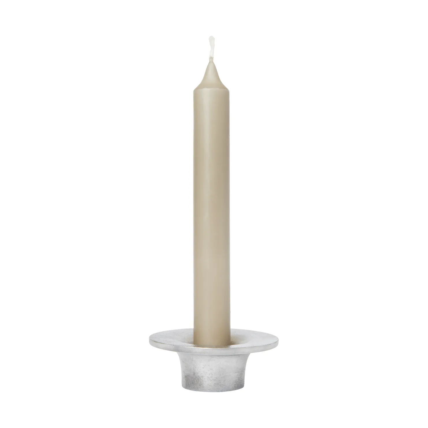Soothe candle holder Ø8 cm, Aluminium Ferm Living