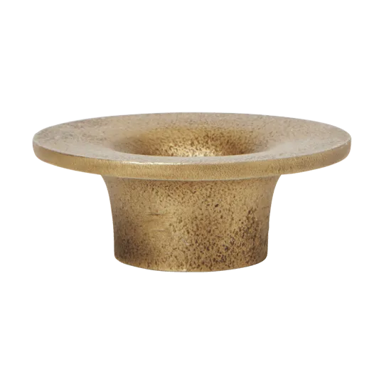 Soothe candle holder Ø8 cm, Brass Finish Ferm Living