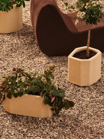 Staffa pot - Ivory, 56x32x27 cm - Ferm Living