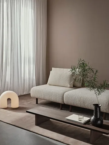 Stille tufted rug - Ash Brown, 200x300 cm - Ferm Living