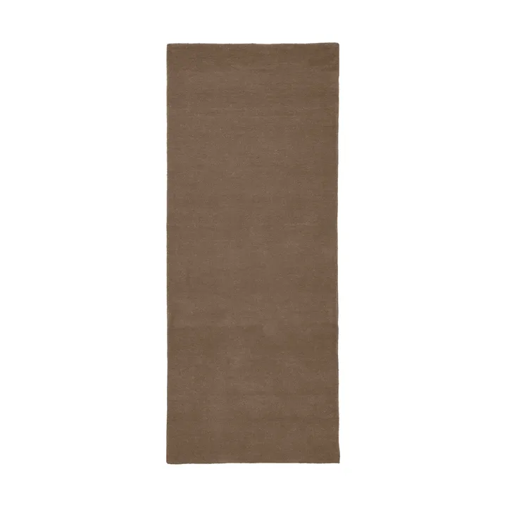 Stille tufted rug - Ash brown, 80x200 cm - Ferm Living