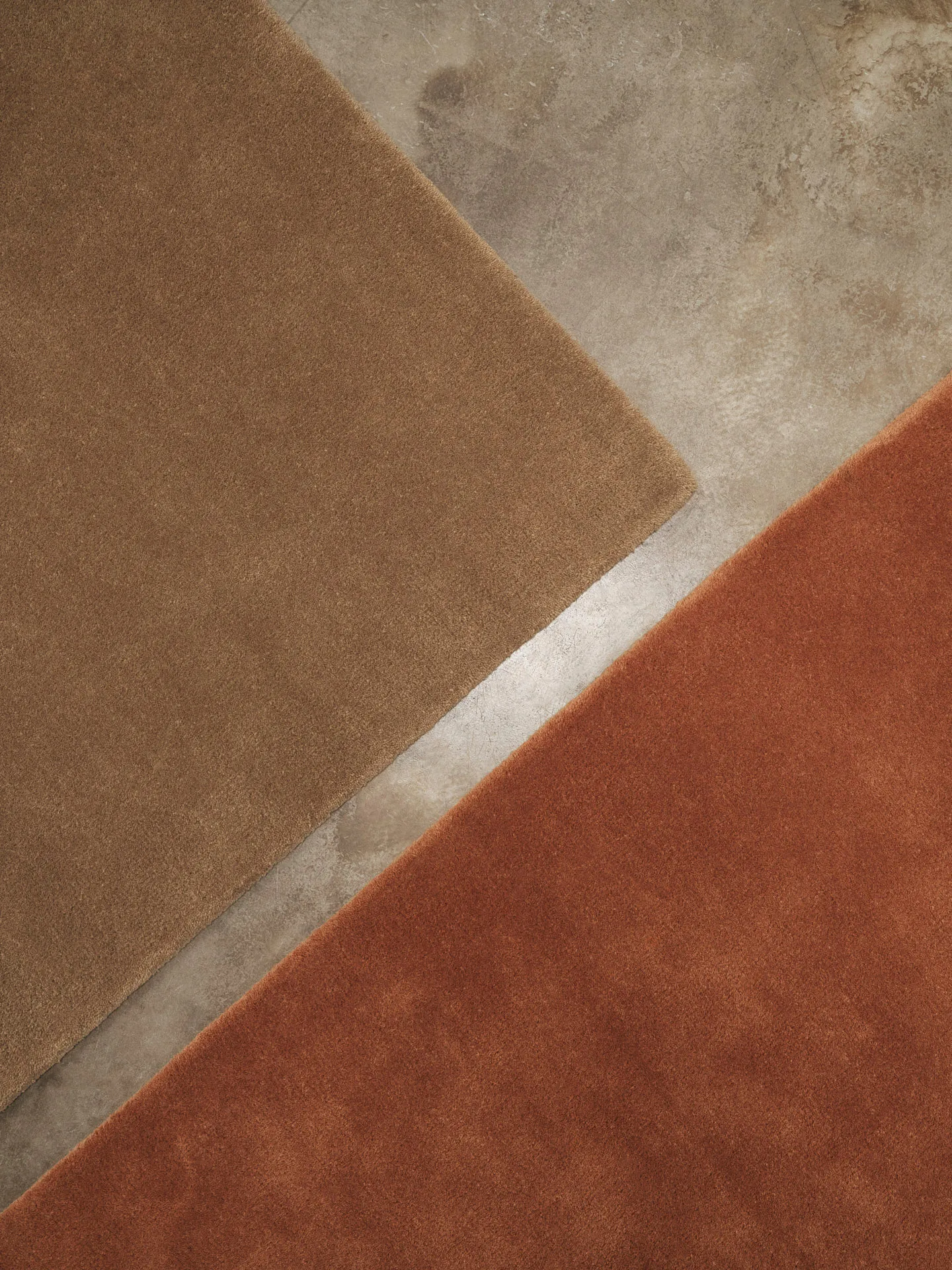 Stille tufted rug, Red brown, 140x200 cm Ferm Living