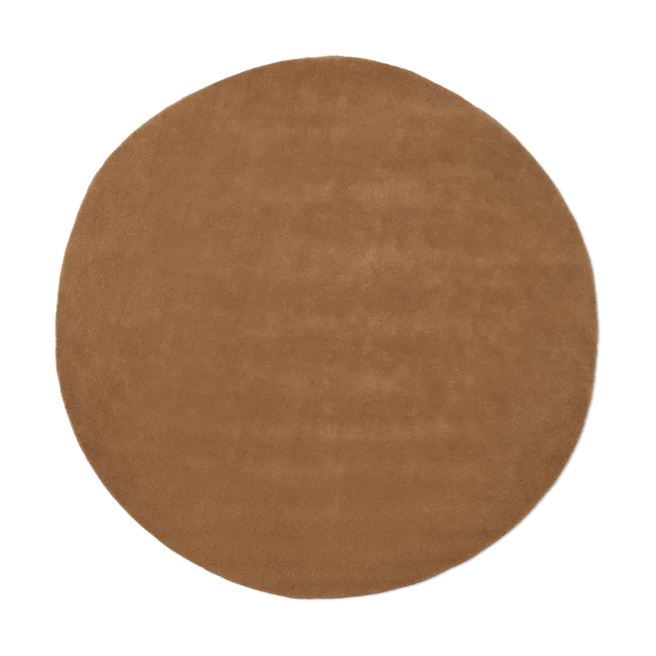 Stille tufted rug round - Toffee, Ø240 cm - Ferm Living
