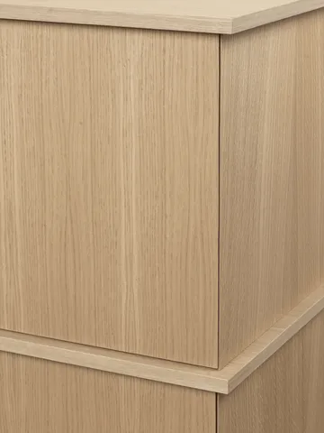 Stilt sideboard double 109x100 cm - Natural oak - Ferm Living
