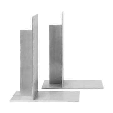 Stock bookend 2-pack - Aluminium - Ferm Living