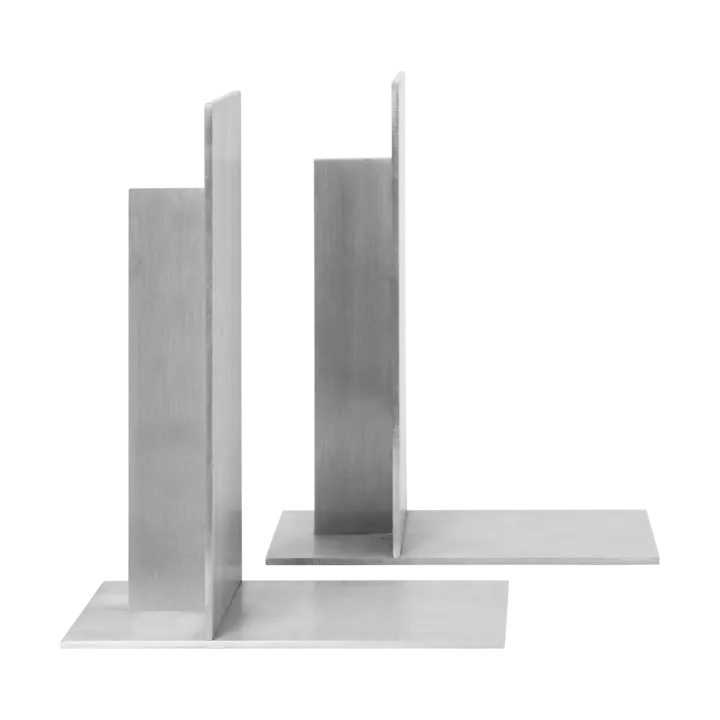 Stock bookend 2-pack - Aluminium - Ferm Living