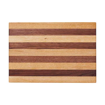 Stribe cutting board bold 25x36 cm - Walnut-oak - Ferm Living