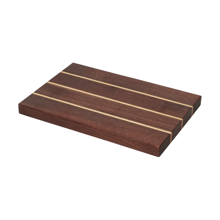 Stribe cutting board fine 25x36 cm - Walnut-ash - Ferm Living