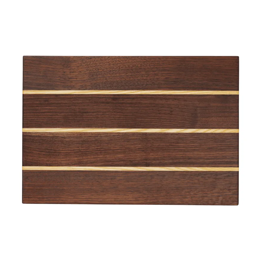 Stribe cutting board fine 25x36 cm, Walnut-ash Ferm Living