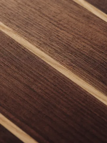 Stribe cutting board fine 25x36 cm - Walnut-ash - Ferm Living