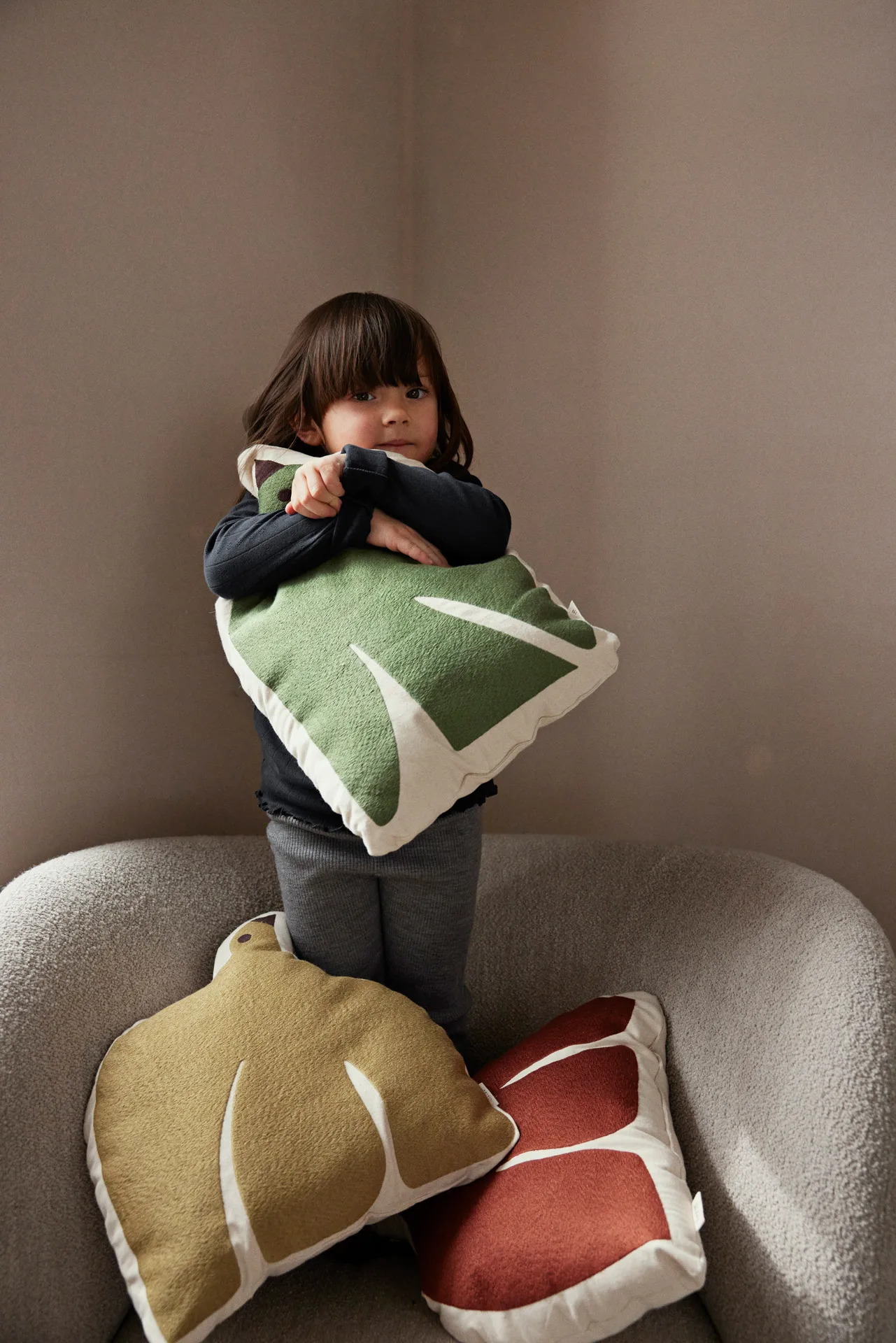 Swif bird cushion 40x40 cm, Baked Clay Ferm Living