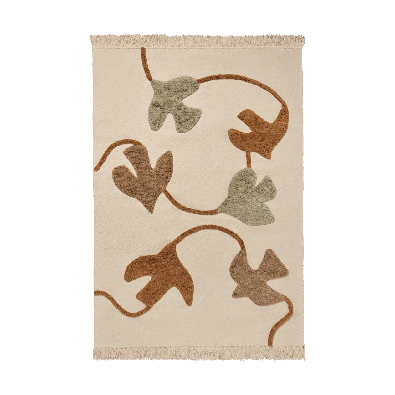 Swif bird wool rug 140x200 cm, Multi Ferm Living