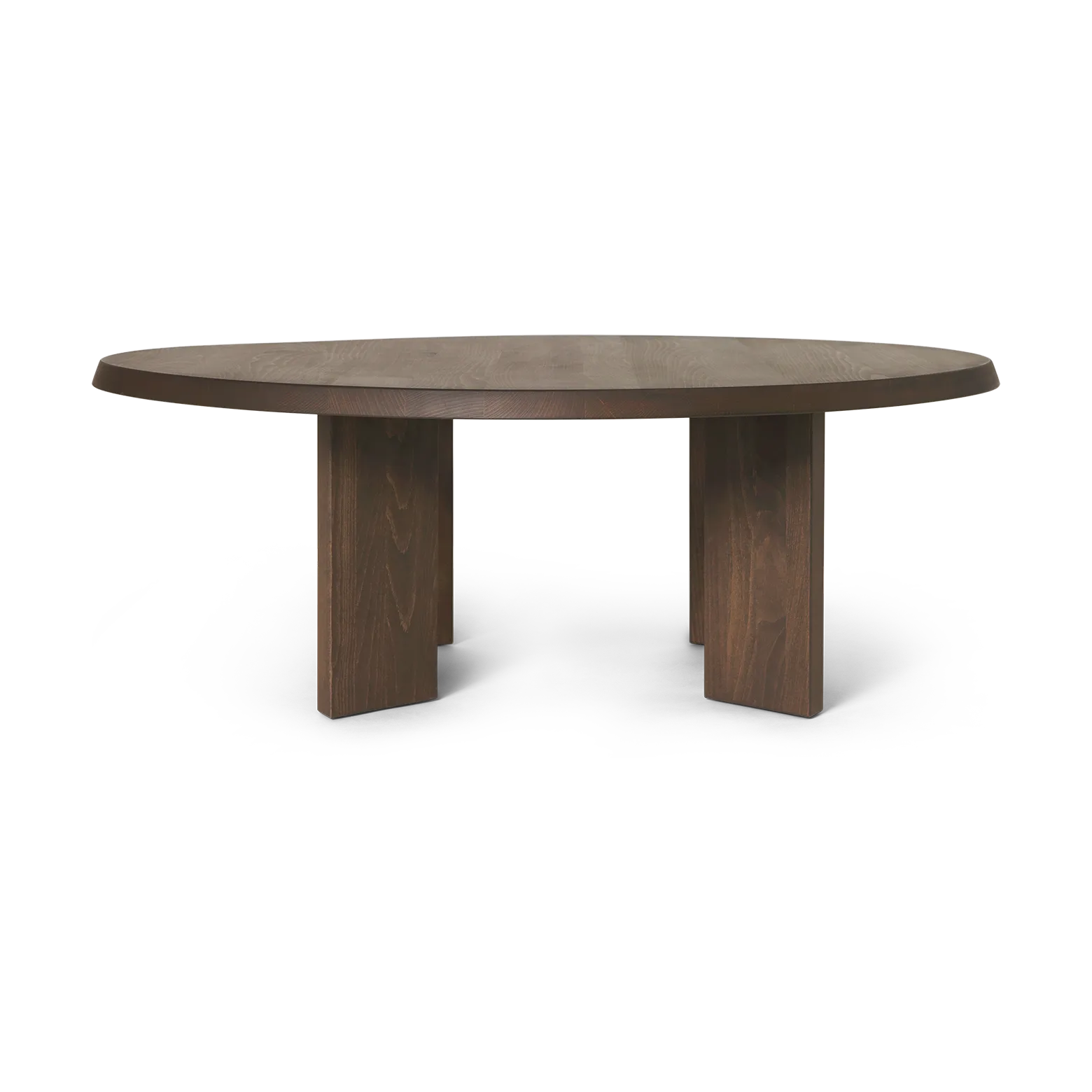 Tarn coffee table 107,6x108,1 cm, Dark stained beech Ferm Living