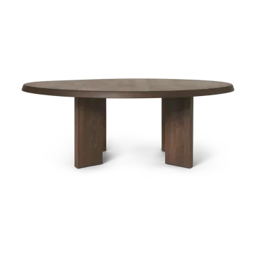 Tarn coffee table 107,6x108,1 cm - Dark stained beech - Ferm Living