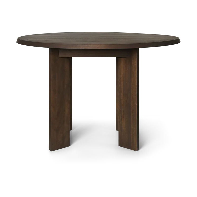 Tarn dining table 104.6x113.5 cm, Dark Stained Beech Ferm Living