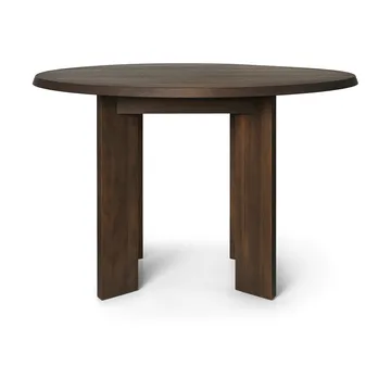 Tarn dining table 104.6x113.5 cm - Dark Stained Beech - Ferm Living