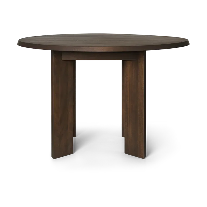 Tarn dining table 104.6x113.5 cm - Dark Stained Beech - Ferm Living