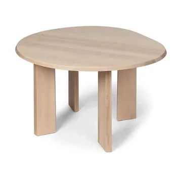 Tarn dining table 104.6x113.5 cm - White Oiled Beech - Ferm Living