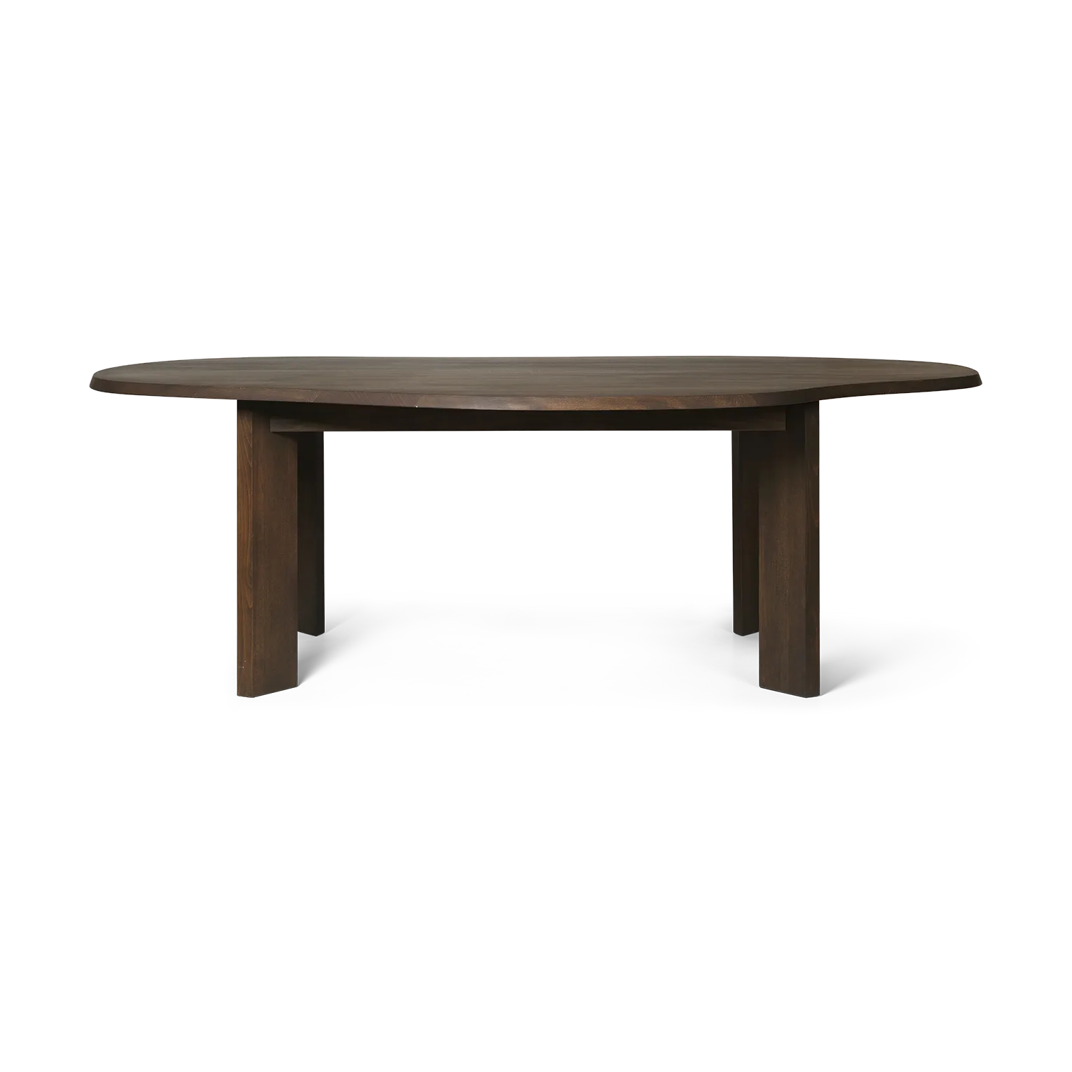 Tarn dining table 118.5x220 cm, Dark Stained Beech Ferm Living