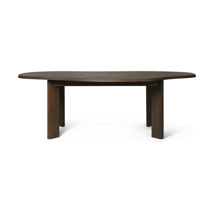 Tarn dining table 118.5x220 cm - Dark Stained Beech - Ferm Living
