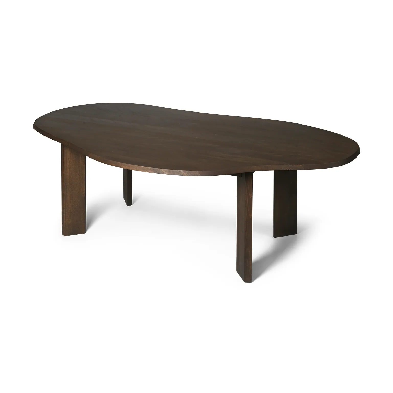 Tarn dining table 118.5x220 cm, Dark Stained Beech Ferm Living