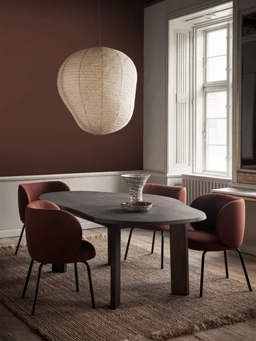 Tarn dining table 118.5x220 cm - Dark Stained Beech - Ferm Living
