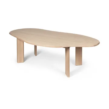 Tarn dining table 118.5x220 cm - White Oiled Beech - Ferm Living