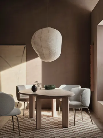 Tarn dining table 118.5x220 cm - White Oiled Beech - Ferm Living
