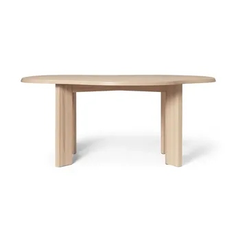 Tarn writing desk 90x170 cm - White oiled beech - Ferm Living