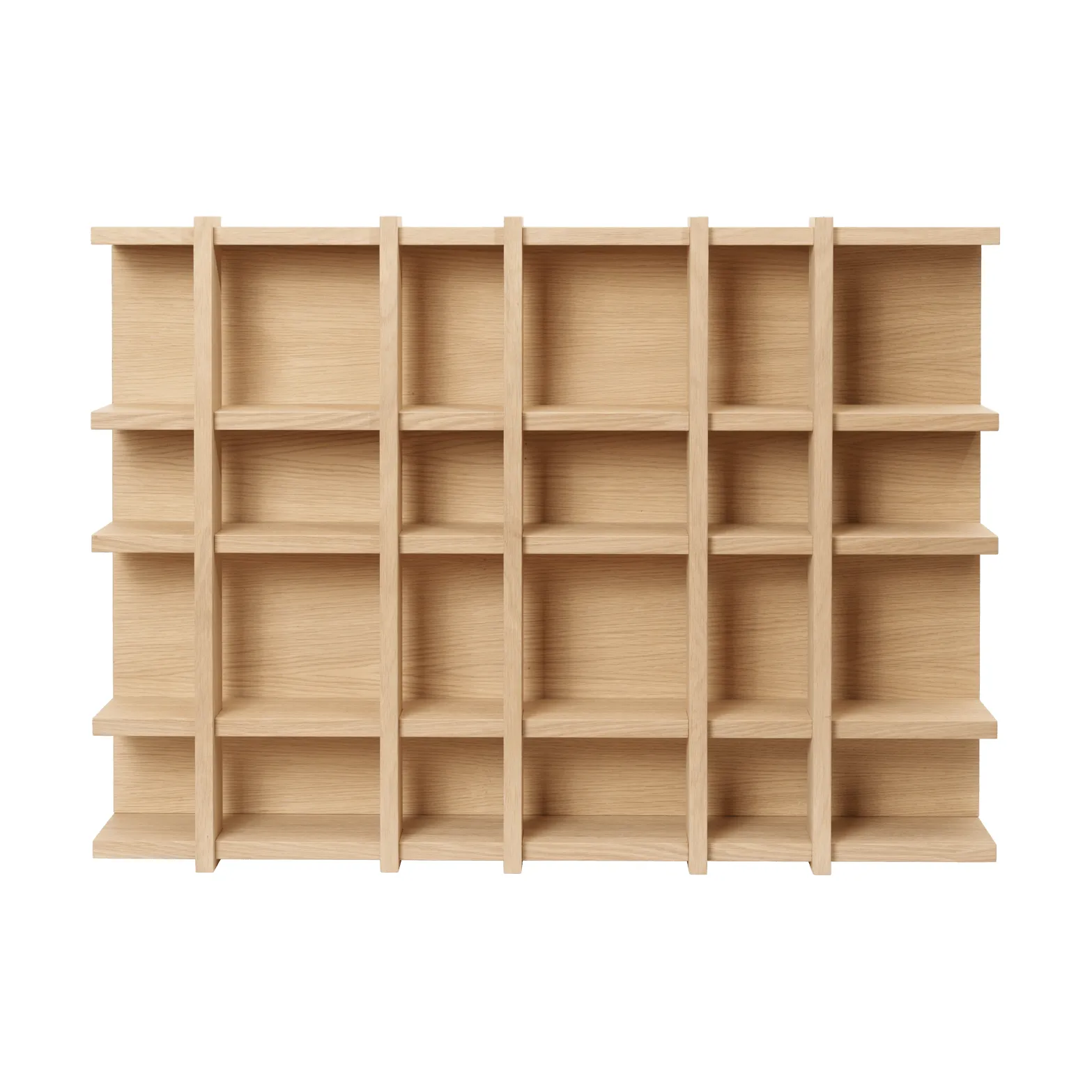 Tilem bookcase, Oak veneer, 6x4 Ferm Living