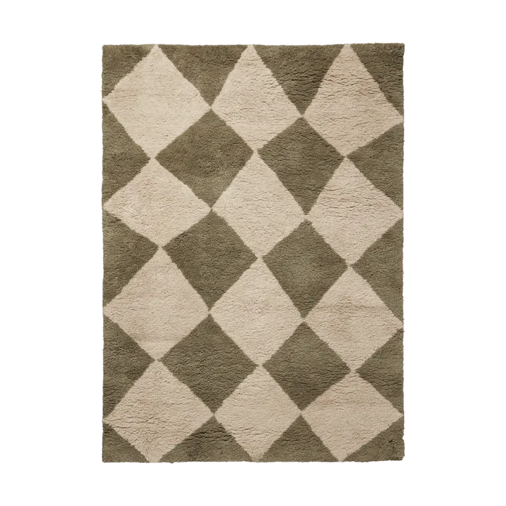 Tilt rug - Elm green, 140x200 cm - Ferm Living