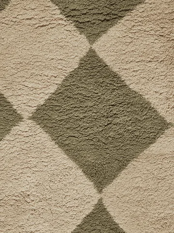 Tilt rug - Elm green, 140x200 cm - Ferm Living