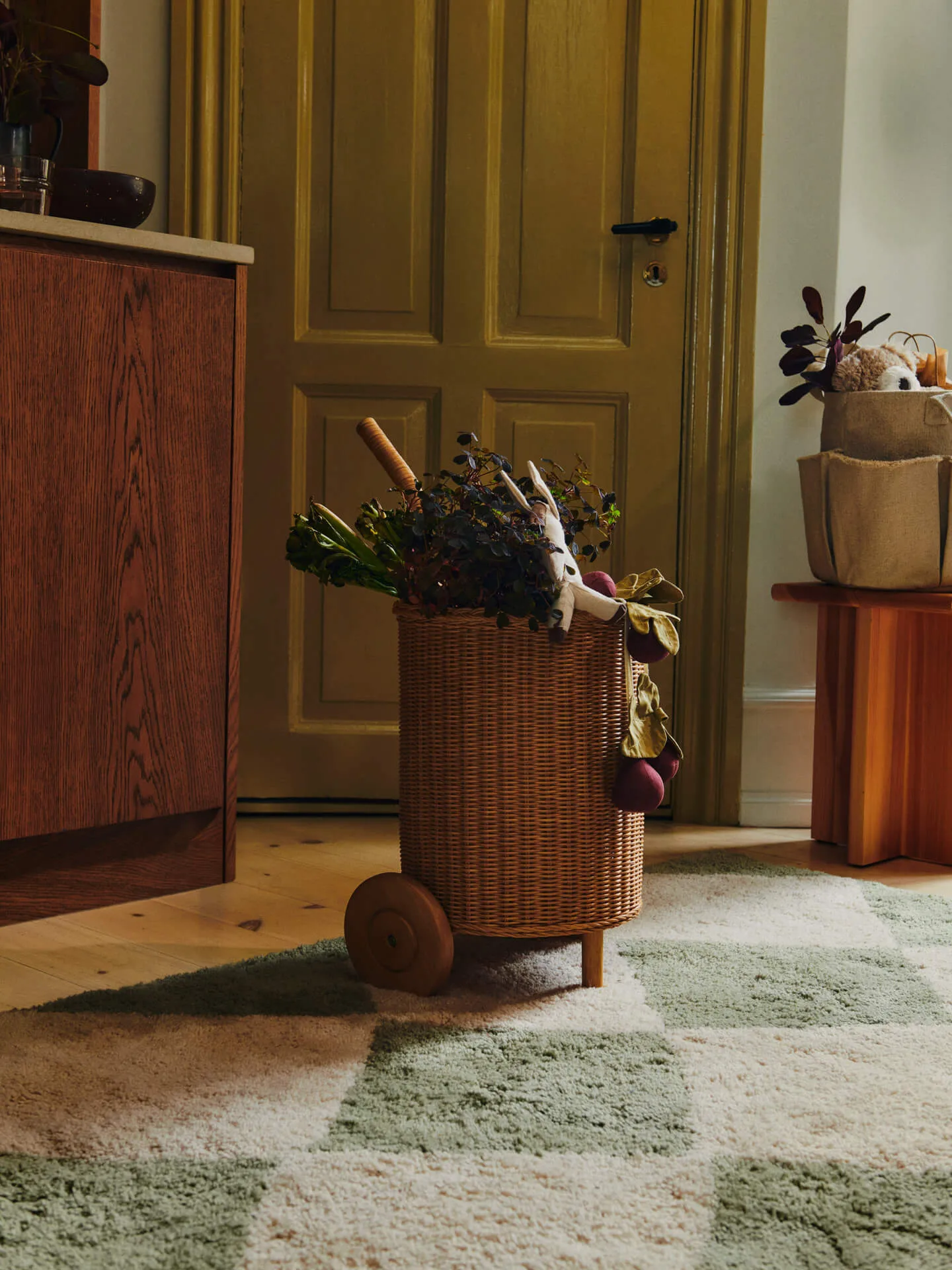 Tilt rug, Elm green, 140x200 cm Ferm Living