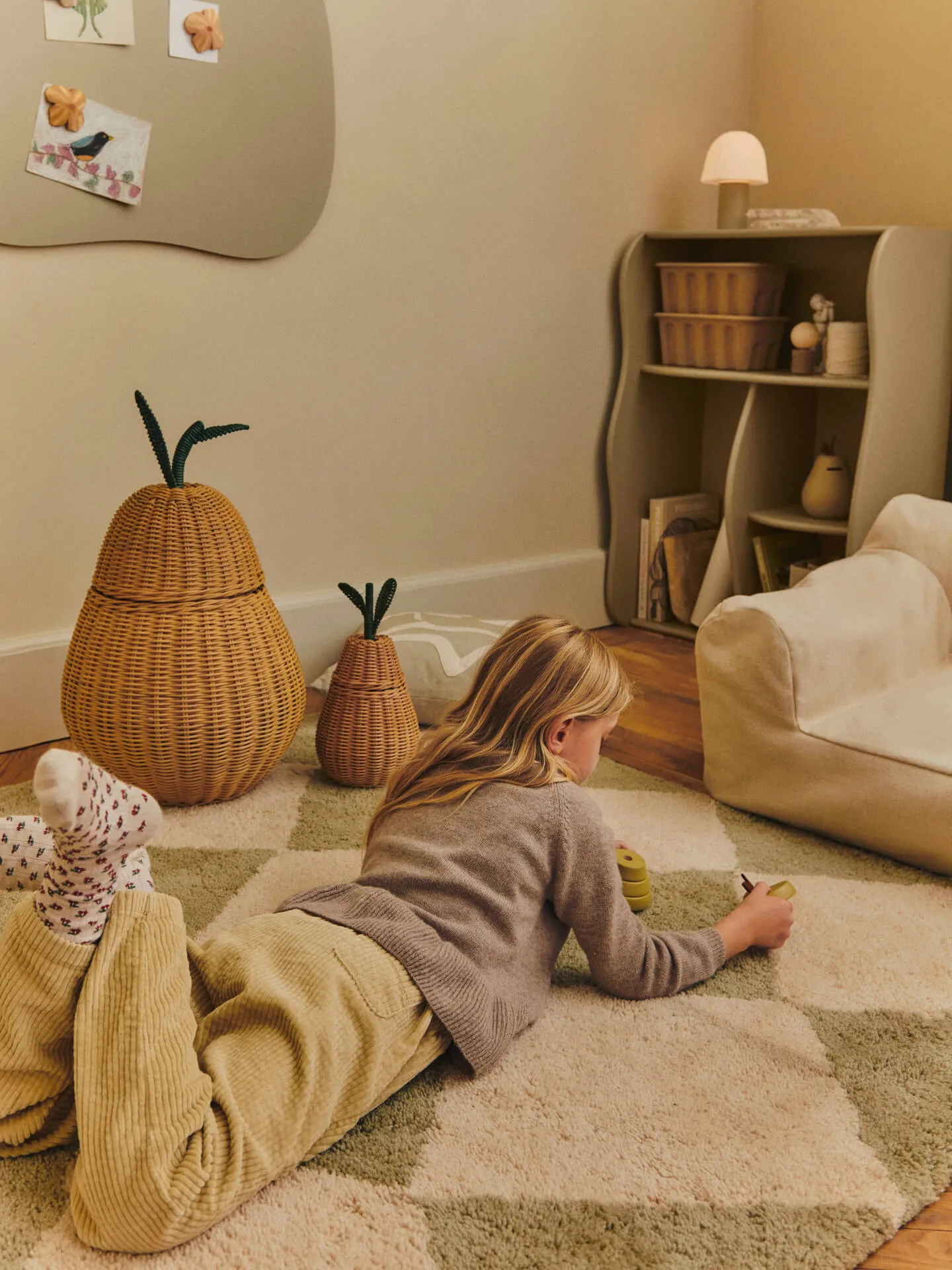 Tilt rug, Elm green, 140x200 cm Ferm Living