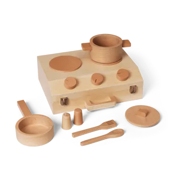 Toro Suitcase Kitchen cooking set for children - Natural - Ferm Living