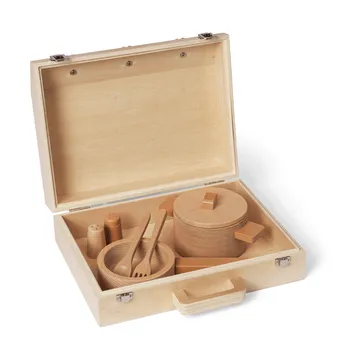 Toro Suitcase Kitchen cooking set for children - Natural - Ferm Living