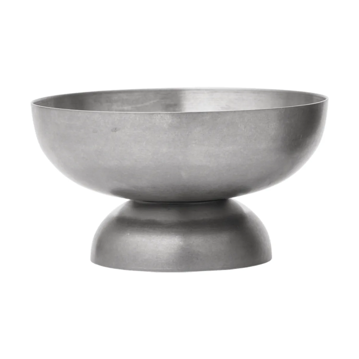 Tumbled glass bowl, Stainless steel Ferm Living