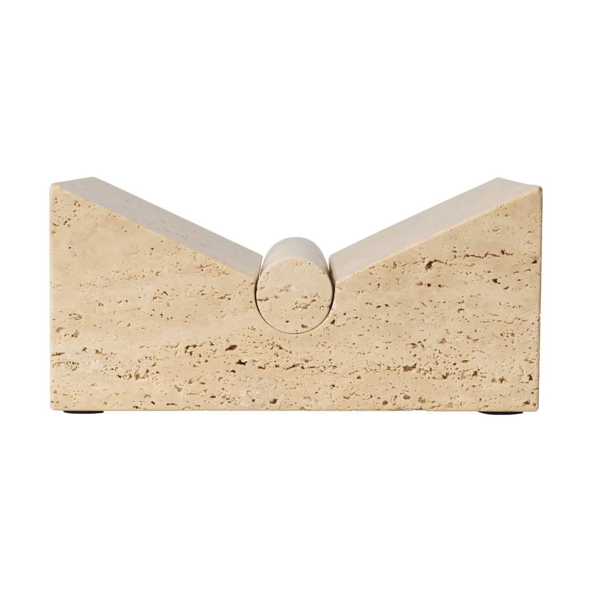 Tvara book stand, Travertine, 22x22 cm Ferm Living